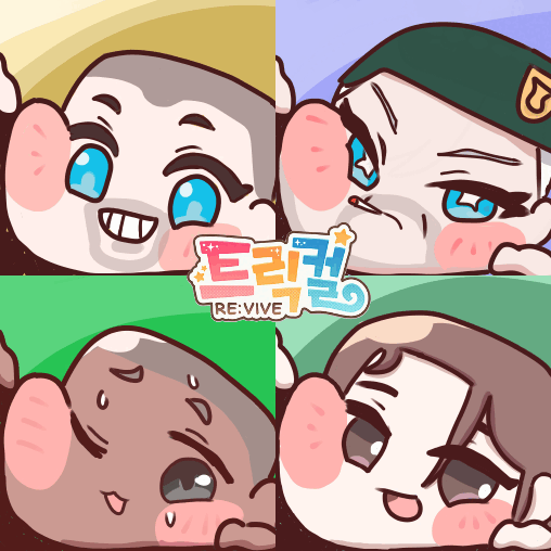 Trickcal styled survivor icons — Left 4 Dead 2 Steam Workshop preview image