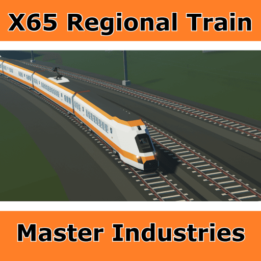 X65 5-Cars Regional Train — Stormworks: Build and Rescue Workshop preview