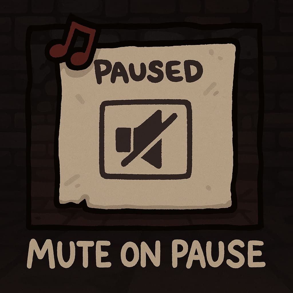 Mute on Pause — The Binding of Isaac: Rebirth Steam Workshop preview image
