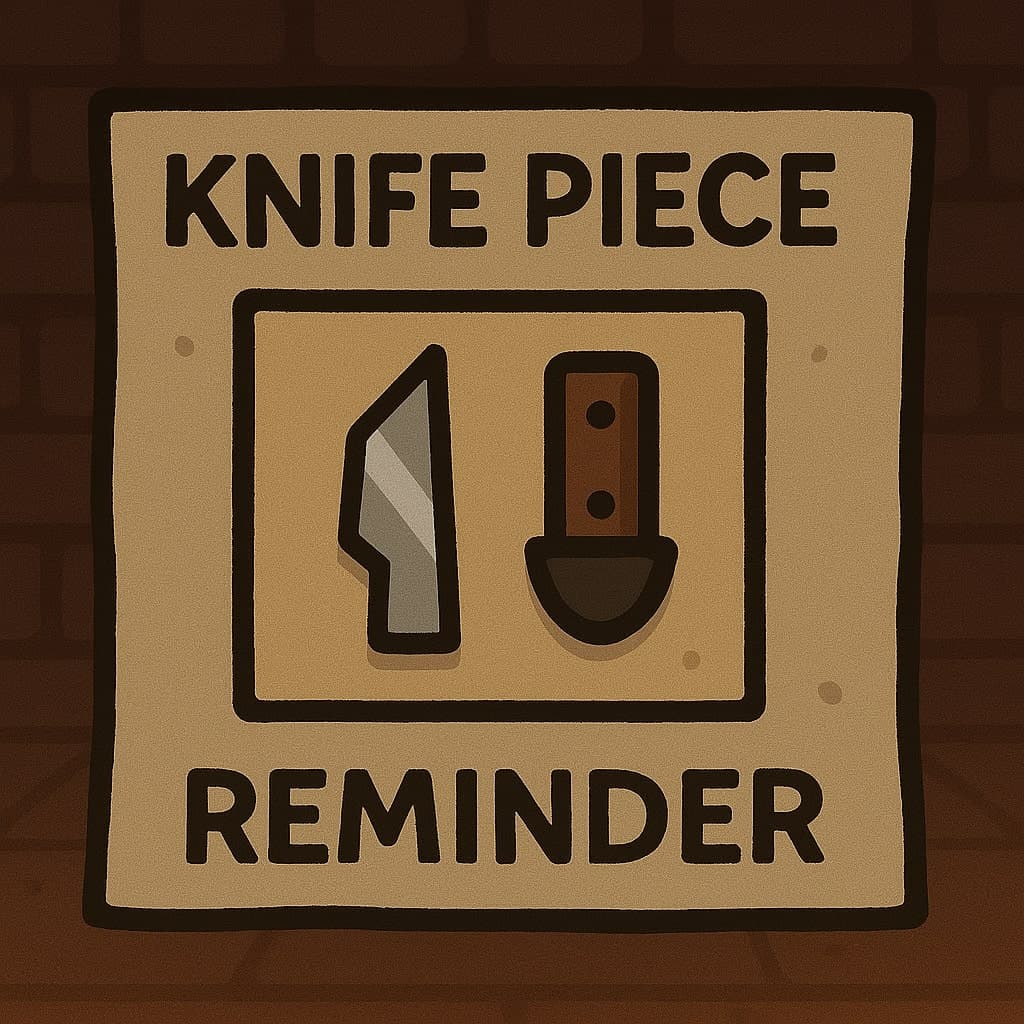 Knife Piece Reminder — The Binding of Isaac: Rebirth Workshop preview