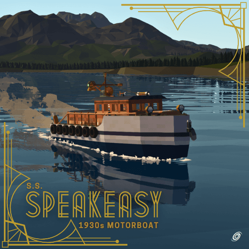 S.S. Speakeasy - 1930s Passenger Motorboat — Stormworks: Build and Rescue Steam Workshop preview image