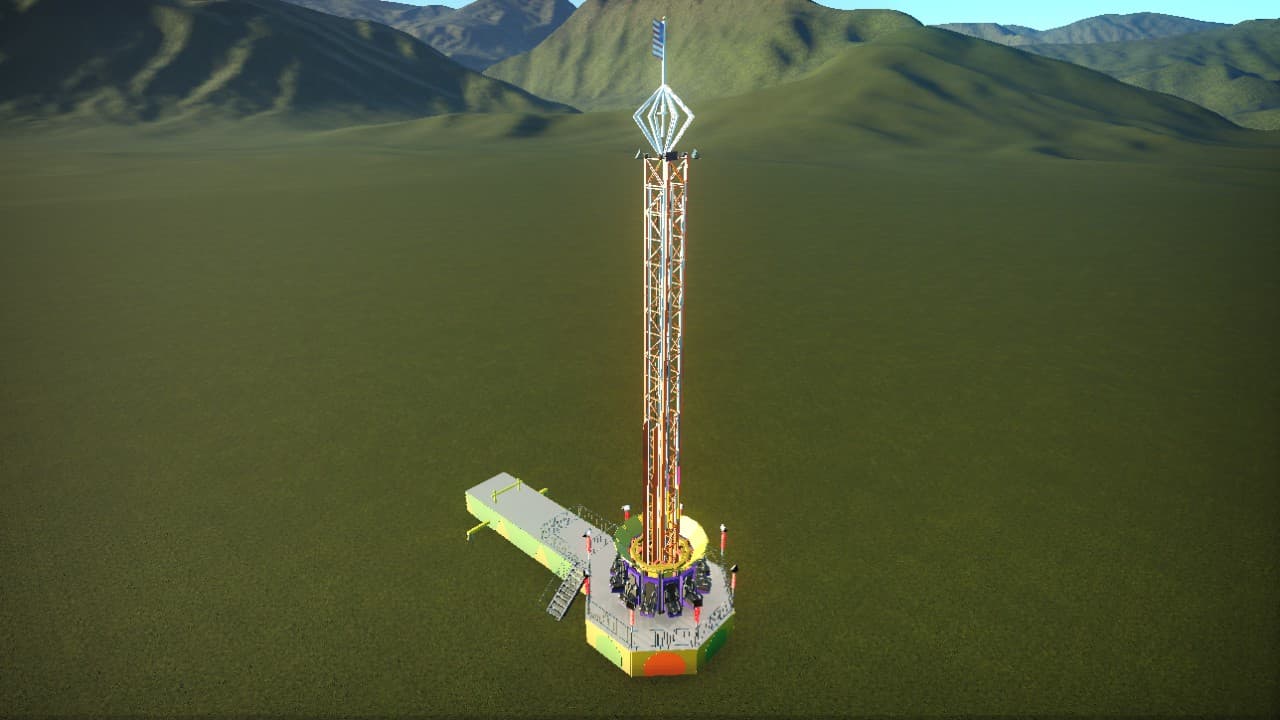 Super Shot drop tower — Planet Coaster Steam Workshop preview image