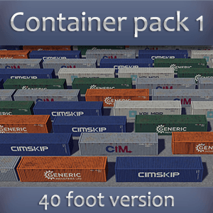 Container pack 1 - Large — Cities: Skylines Steam Workshop preview image