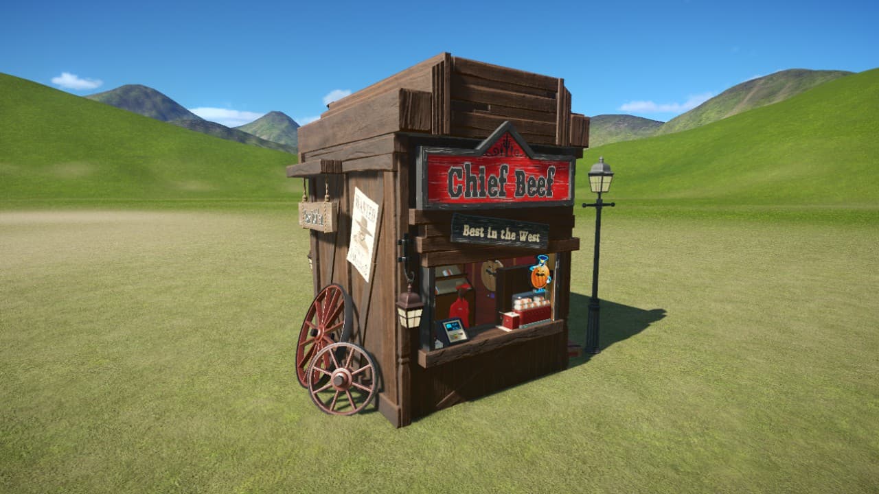 Compact Western "Food Stall" — Planet Coaster Steam Workshop preview image