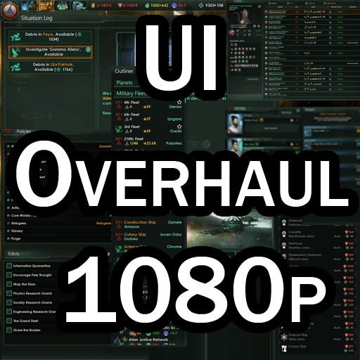 UI Overhaul 1080p Plus [Depricated] — Stellaris Workshop preview