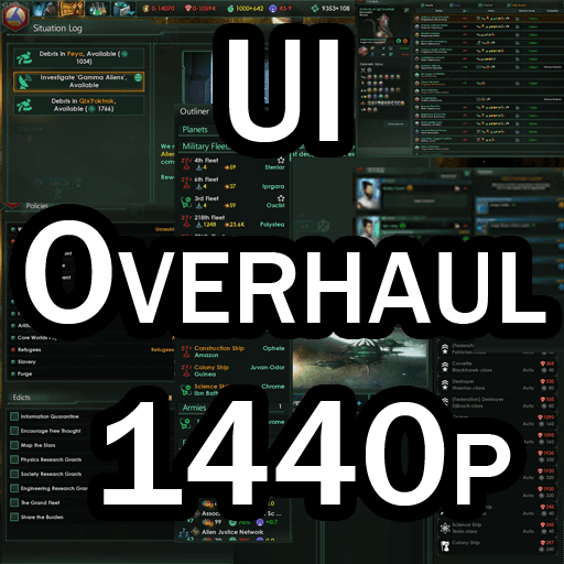 UI Overhaul 1440p — Stellaris Workshop preview