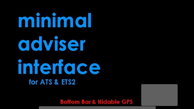 minimal adviser interface for ATS & ETS2 (1.57) — Euro Truck Simulator 2 Workshop preview