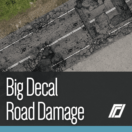 Big Decal Road Damage — Cities: Skylines Steam Workshop preview image