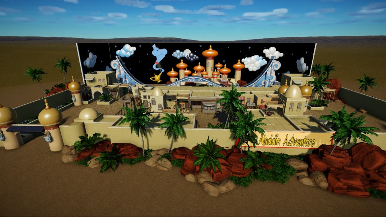 Aladdin Adventure — Planet Coaster Workshop preview
