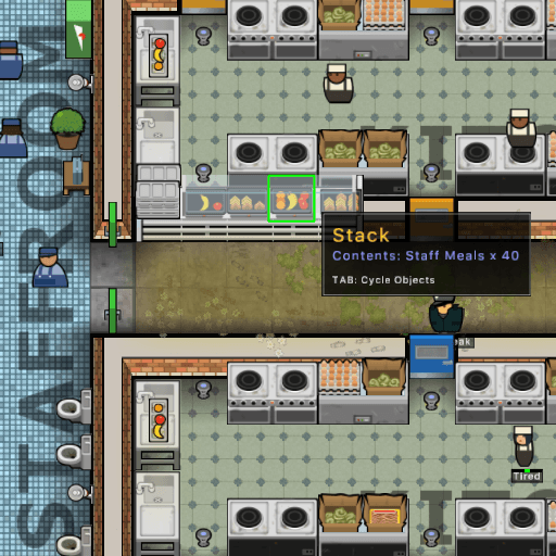 Tweaked Staff Food — Prison Architect Steam Workshop preview image
