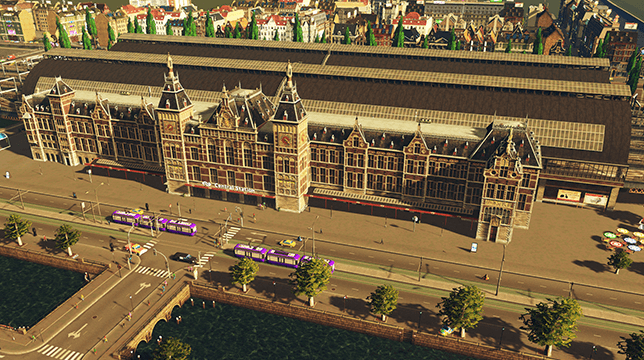 Amsterdam Central Station — Cities: Skylines Workshop preview
