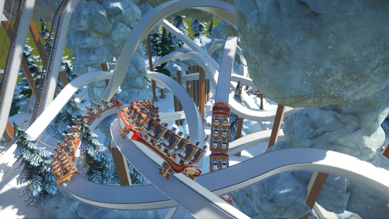 Sleighs Race - Themed Basilisk Coaster — Planet Coaster Steam Workshop preview image