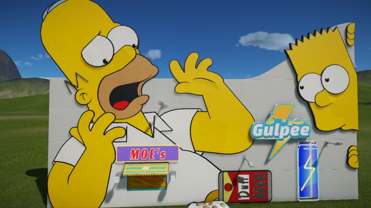 Homer Simpson - Duff Beer — Planet Coaster Workshop preview