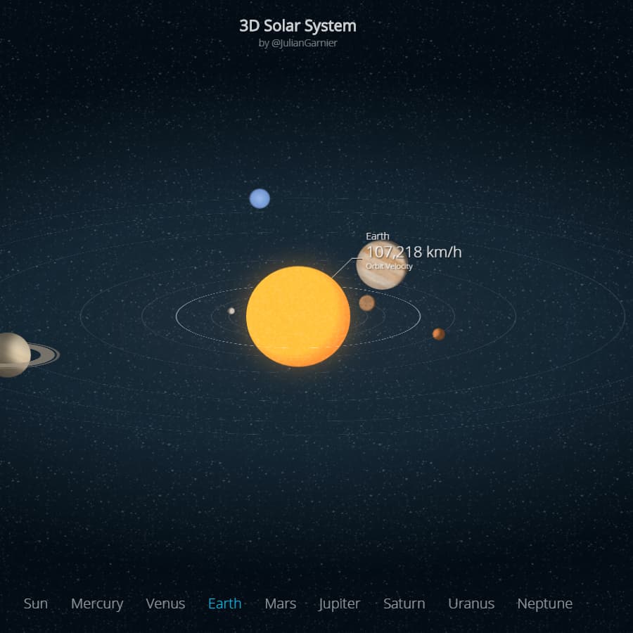 3D Solar System — Wallpaper Engine Steam Workshop preview image