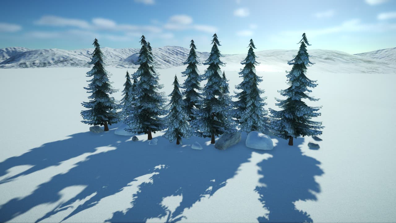Winter Trees — Planet Coaster Steam Workshop preview image