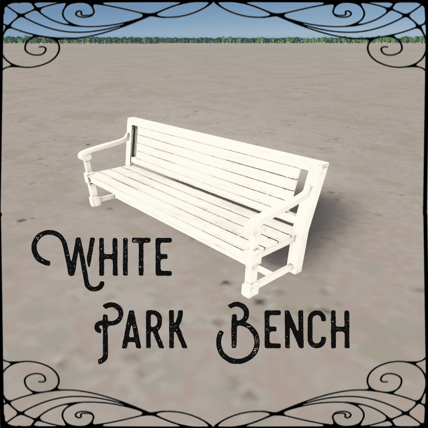 White Park Bench — Cities: Skylines Steam Workshop preview image
