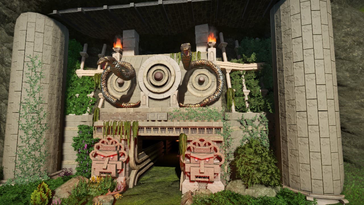 Jungle temple entrence — Planet Coaster Steam Workshop preview image