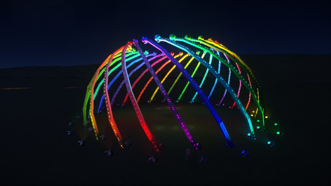Rainbow Cage for Psychola — Planet Coaster Steam Workshop preview image