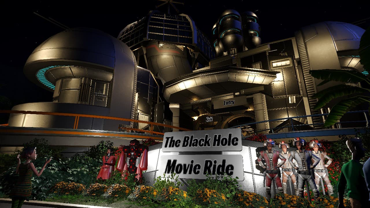 The Black Hole Movie Ride (Dark Coaster) — Planet Coaster Workshop preview