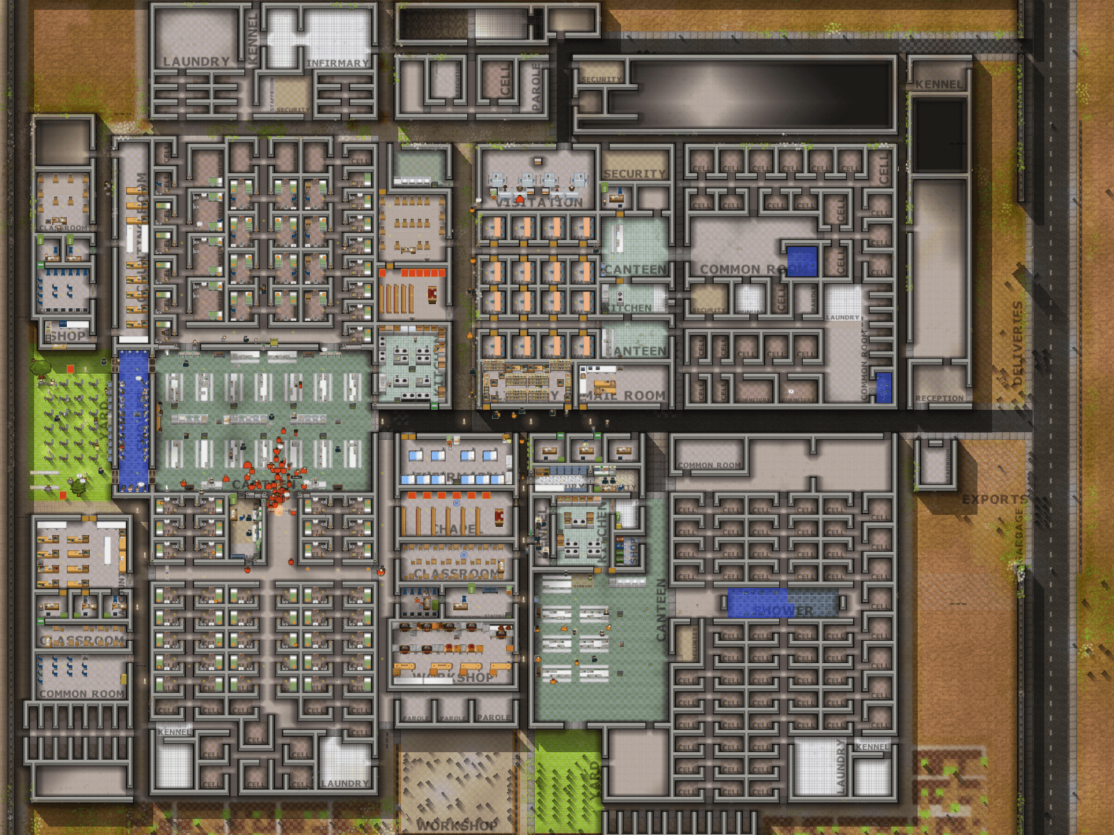 {All-in-One Deluxe} Sample — Prison Architect Steam Workshop preview image