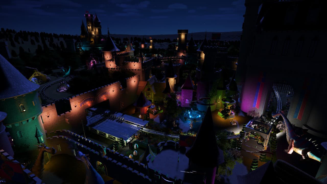 Dragon Quest (Enchanted Forest Ride by Kobrashade) Long/Story ride — Planet Coaster Steam Workshop preview image