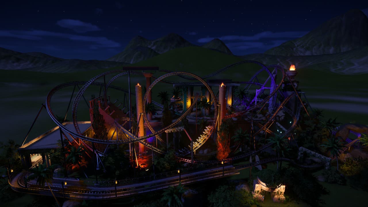 Temple of The ScorpionKing-Launch Coaster(Placeable) — Planet Coaster Workshop preview