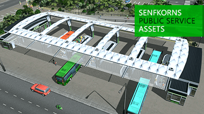 Nonstop Bus Terminal — Cities: Skylines Workshop preview
