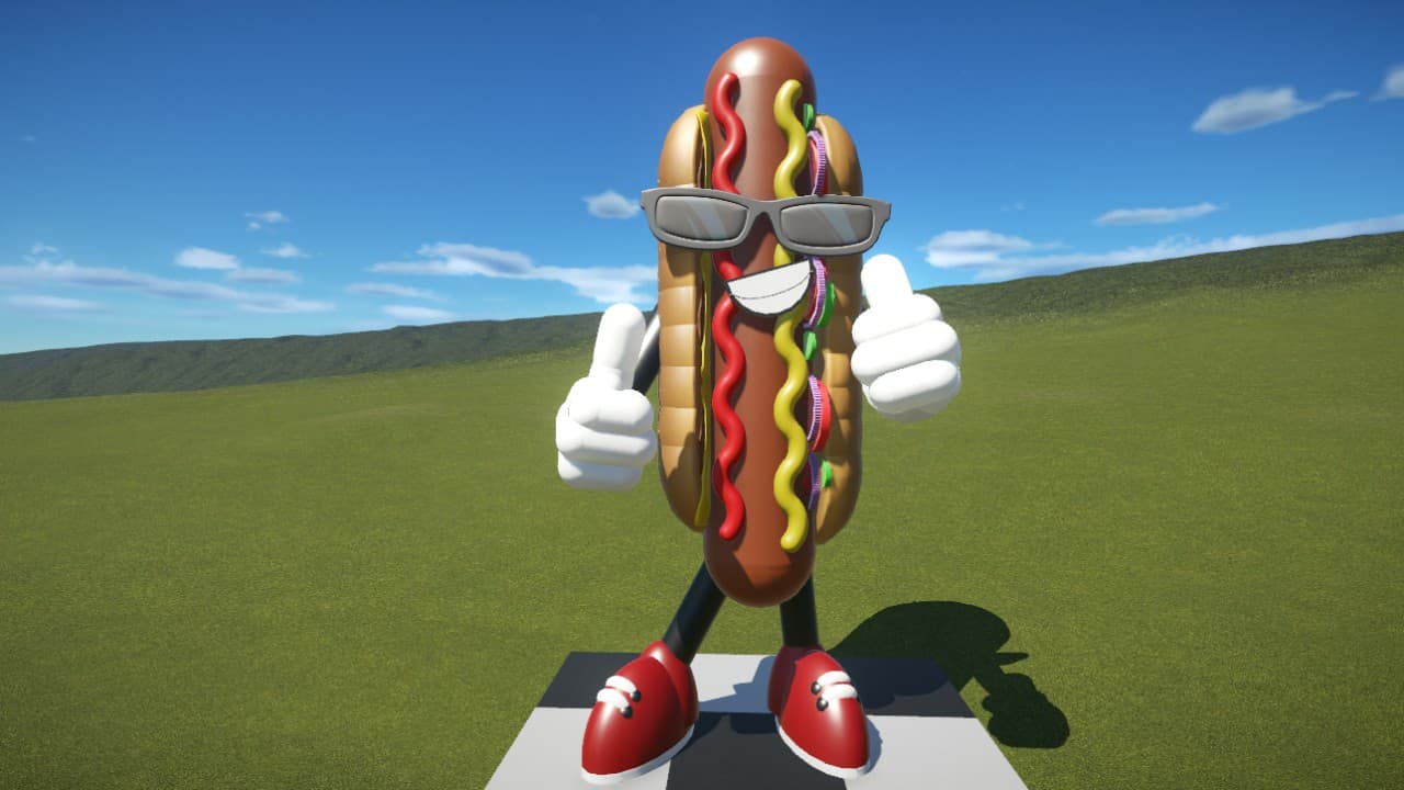 Cool Doug the Hot Dog — Planet Coaster Steam Workshop preview image
