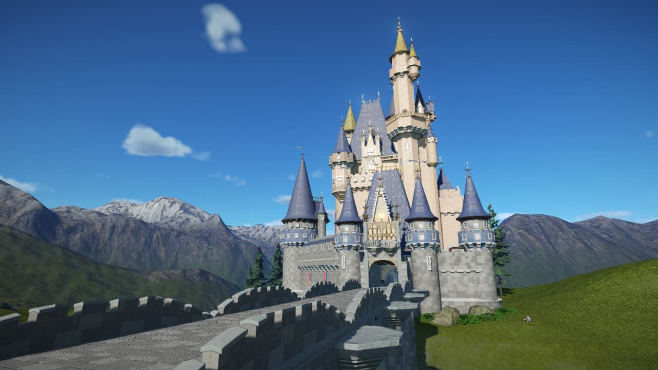 Disney Castle — Planet Coaster Steam Workshop preview image