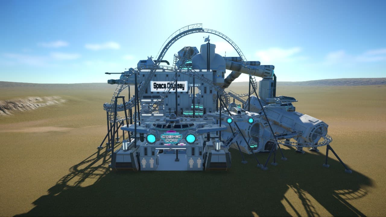 Sci-Fi Rollercoaster by Lausiepausie — Planet Coaster Steam Workshop preview image