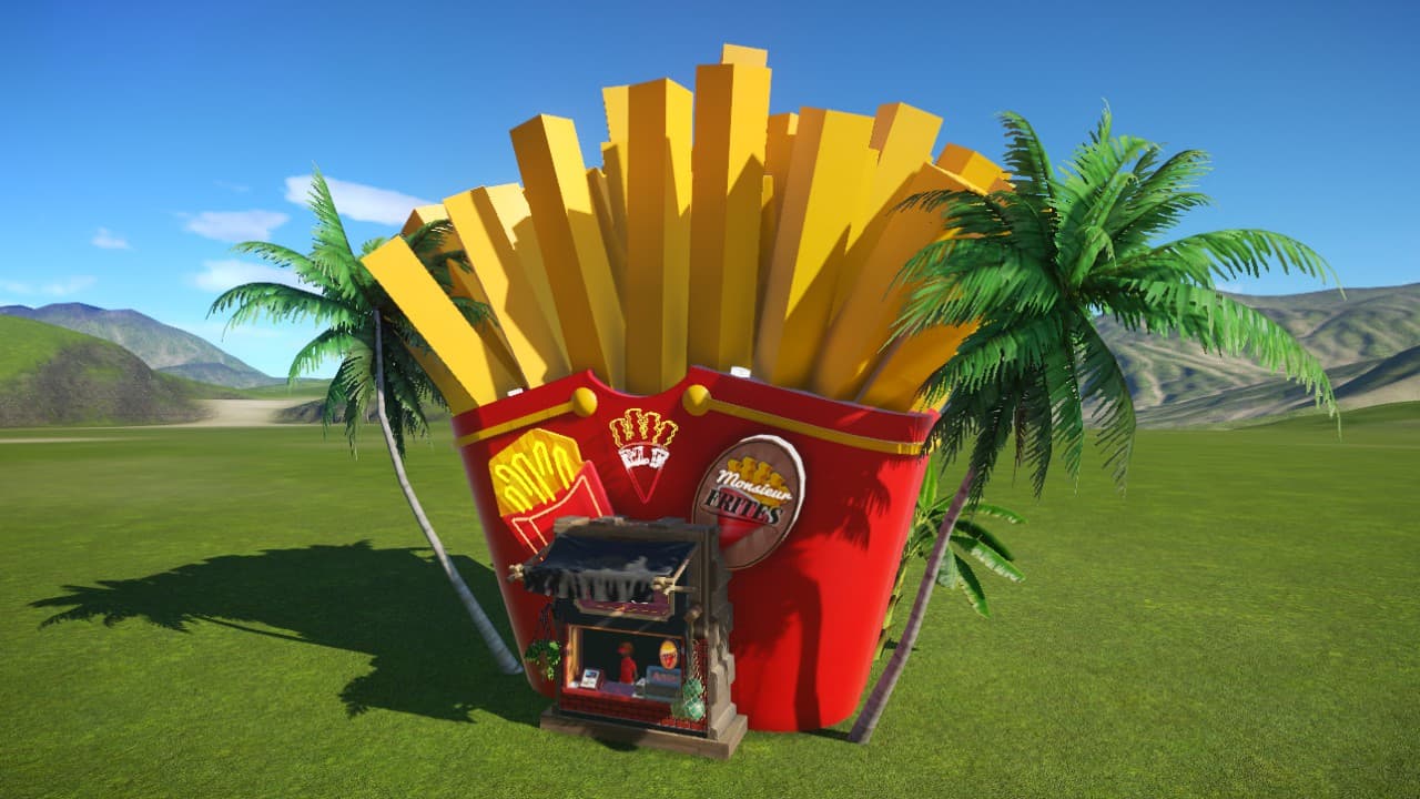 Big Frites Store — Planet Coaster Workshop preview