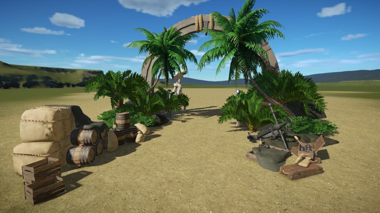 pirate entrance — Planet Coaster Steam Workshop preview image