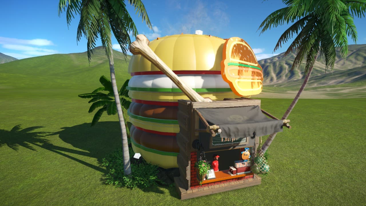 Big Burger Store(update) — Planet Coaster Workshop preview