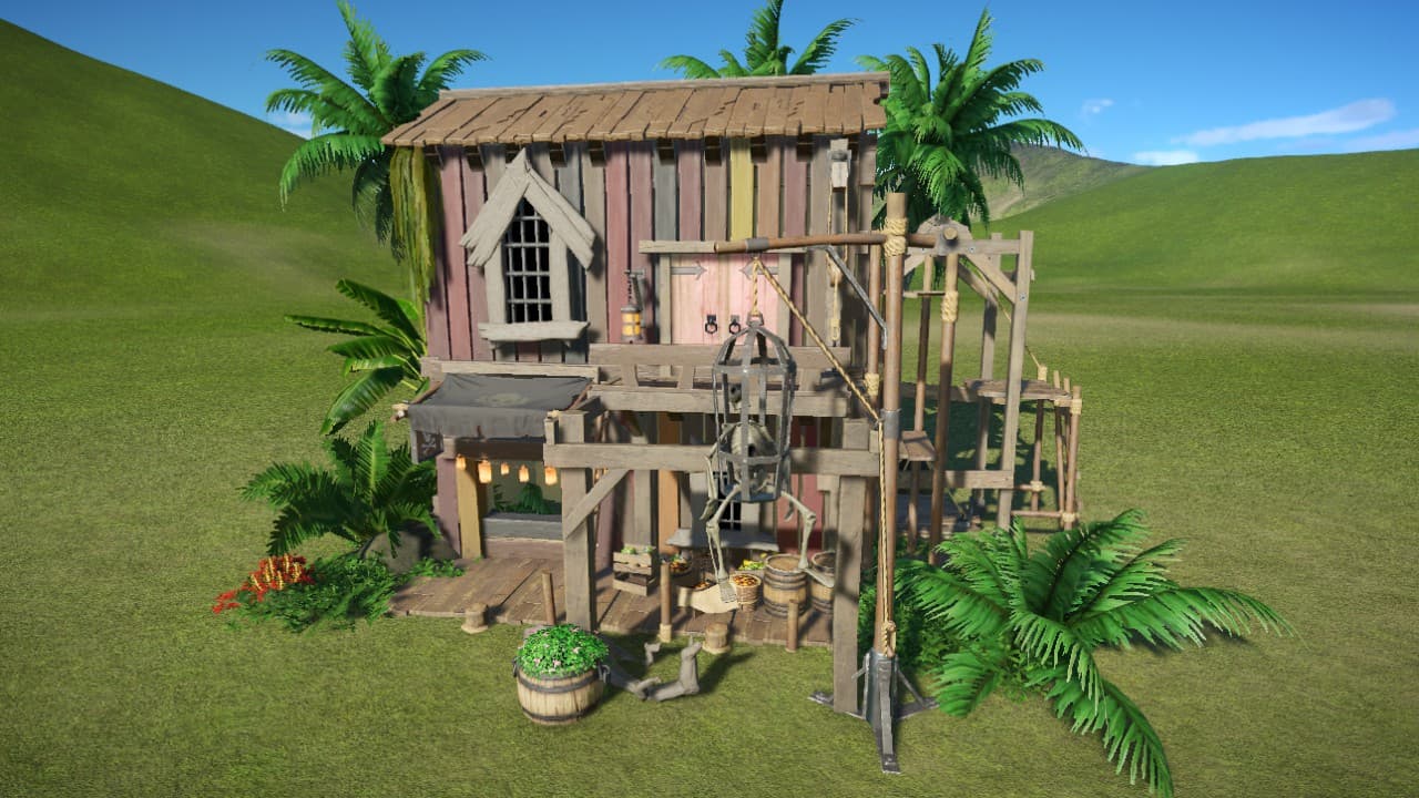 Scurvy Pirate Shack Shop Skin — Planet Coaster Steam Workshop preview image