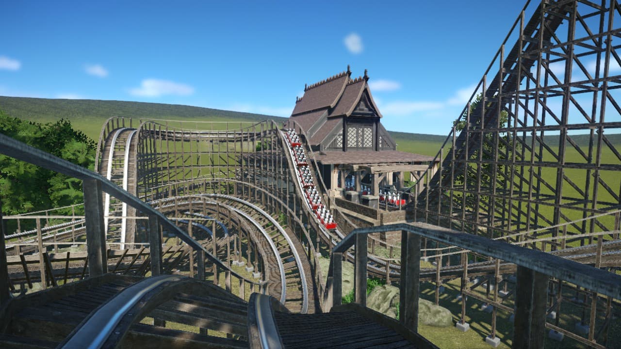 Nordic Wooden Coaster — Planet Coaster Workshop preview