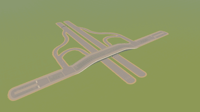 Partial Cloverleaf Off-Ramp — Cities: Skylines Steam Workshop preview image