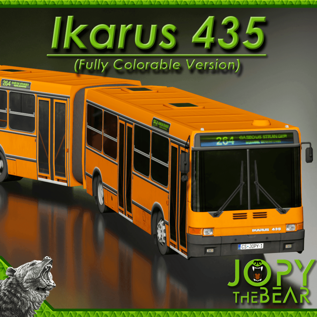 Ikarus 435 Fully Colorable Bus — Cities: Skylines Steam Workshop preview image