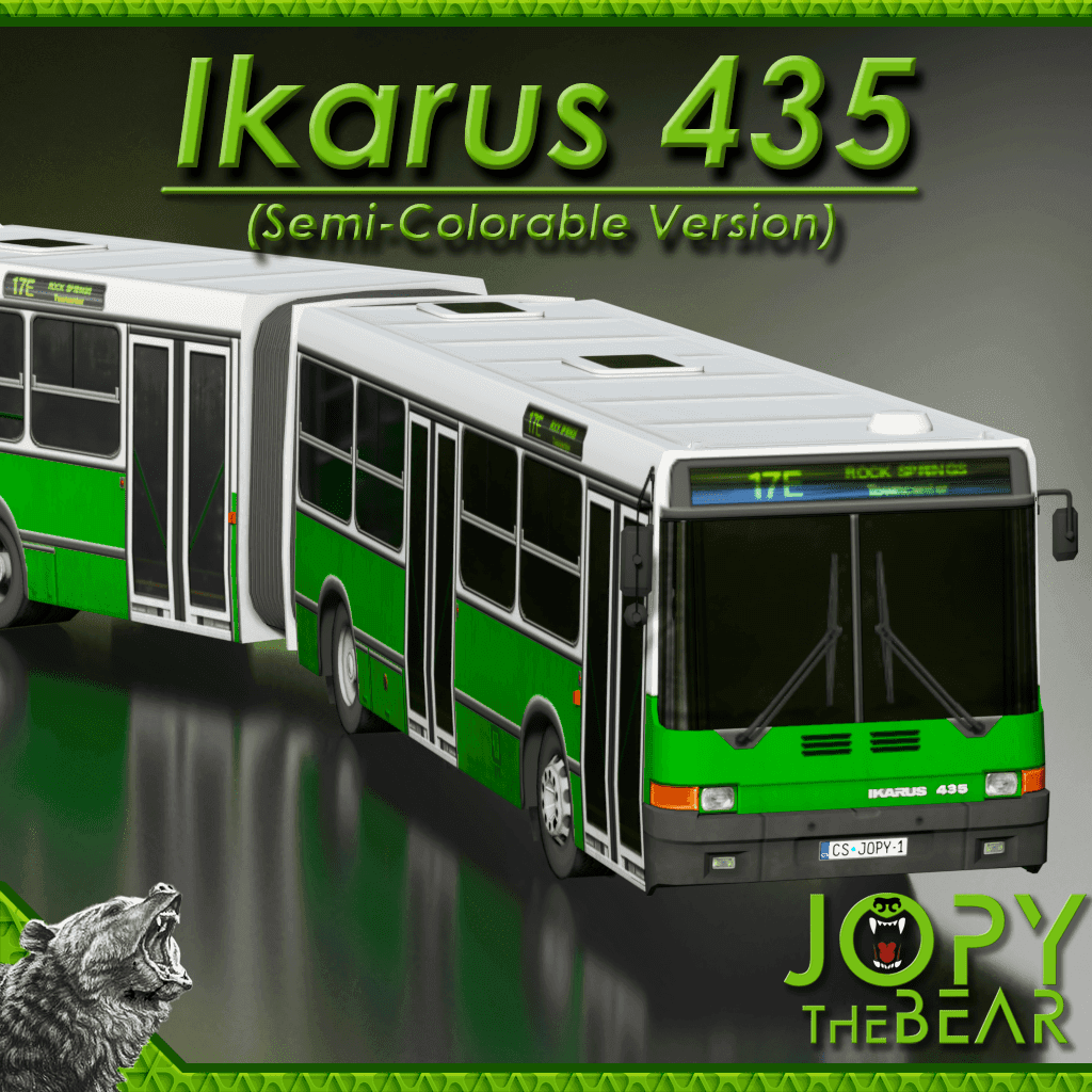 Ikarus 435 Semi-Colorable Bus — Cities: Skylines Steam Workshop preview image