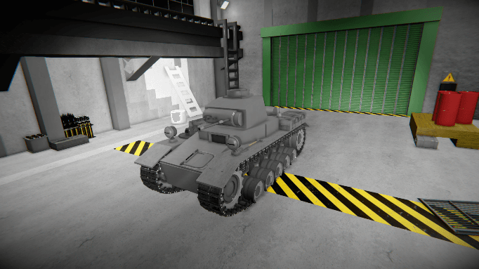 Panzer II C — Space Engineers Workshop preview