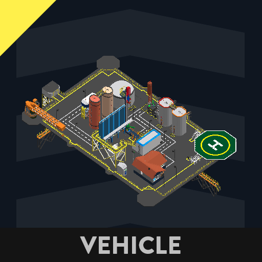 Big Oil Rig & Refinery Ocean — Stormworks: Build and Rescue Steam Workshop preview image