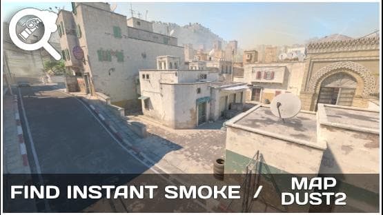 FIND INSTANT SMOKE — DUST2 [TRAINING] — Counter-Strike 2 Workshop preview