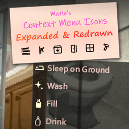 [B42, READ DESC] Mutie's Context Menu Icons Expanded & Redrawn — Project Zomboid Workshop preview