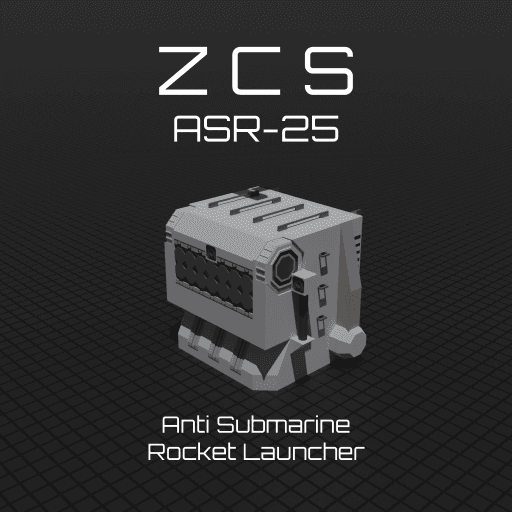 ZCS ASR-25 Anti-Submarine Rocket Launcher — Stormworks: Build and Rescue Steam Workshop preview image