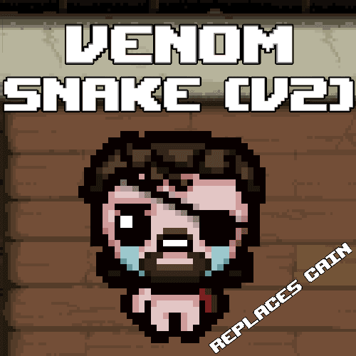 Venom Snake Replaces Cain — The Binding of Isaac: Rebirth Steam Workshop preview image