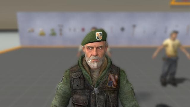 [EDIT] Bill's beta body and retail head with modified beret — Left 4 Dead 2 Steam Workshop preview image