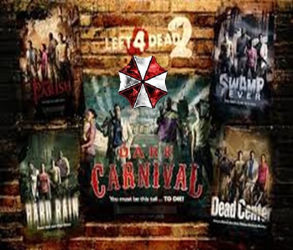 Resident Evil Main Title Theme by Marilyn Manson. (Corp. Umbrella)
 — Left 4 Dead 2 Workshop preview