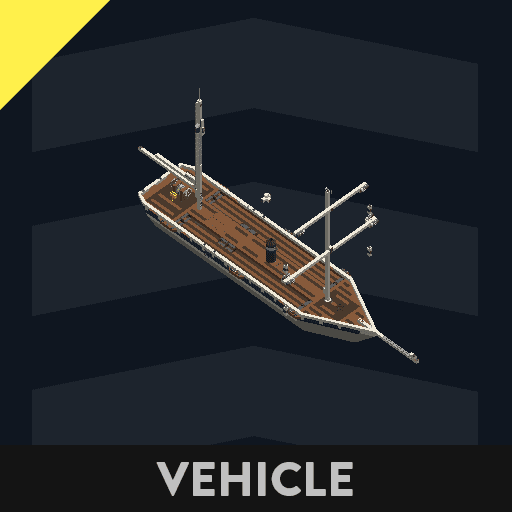 HM-022 Steam - Sail Ship — Stormworks: Build and Rescue Workshop preview