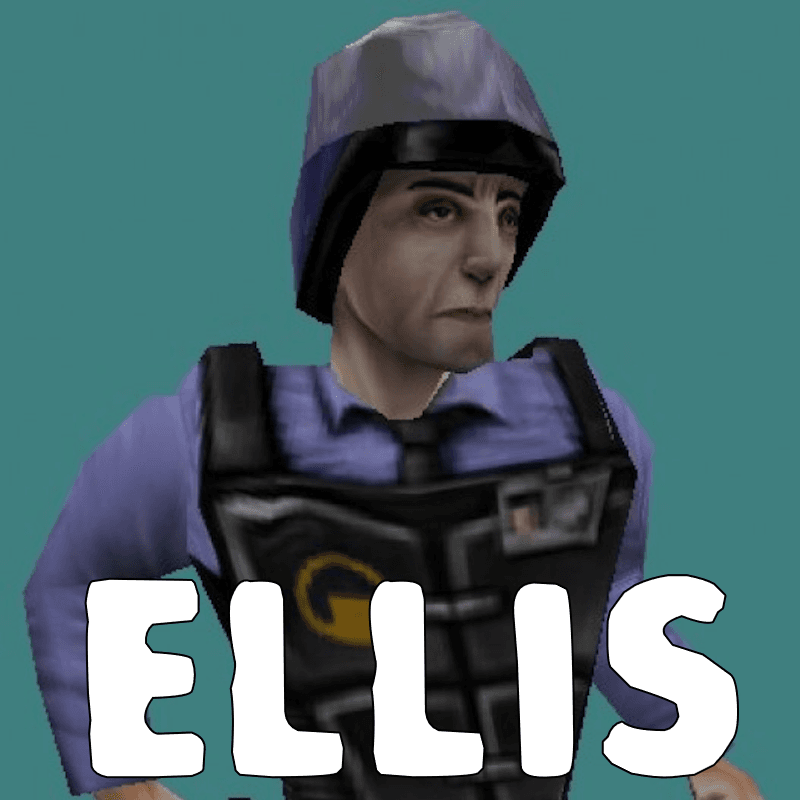 half life 1 barney (replaces ellis) — Left 4 Dead 2 Steam Workshop preview image
