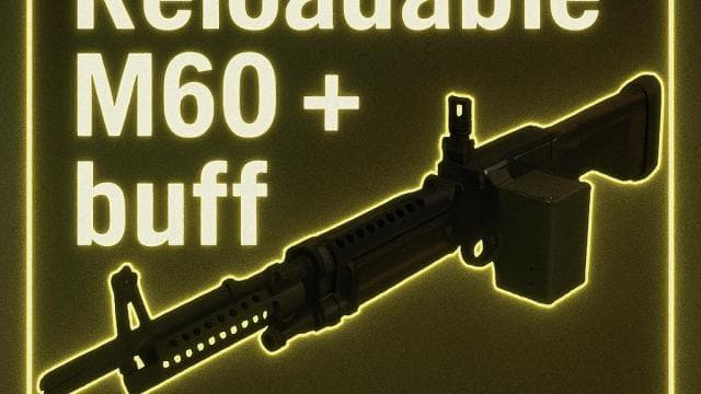 Reloadable M60 + buff — Left 4 Dead 2 Steam Workshop preview image