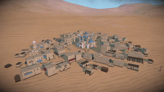 Map Asset Arid Town Pack — Space Engineers Workshop preview